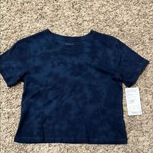Athleta NWT Organic Daily Crop Tie Dye Tee XS